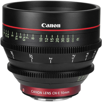 Canon CN-E 50mm T1.3 L F cinema lens hire from RENTaCAM Sydney
