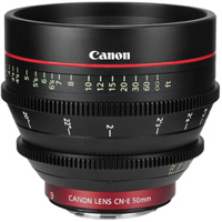 Canon CN-E 50mm T1.3 L F cinema lens hire RENTaCAM Sydney