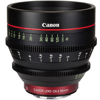 Canon CN-E 85mm T1.3 L F cinema lens hire RENTaCAM Sydney