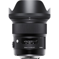 Sigma 24mm f/1.4 DG HSM Art lens for Canon EF mount hire from RENTaCAM Sydney