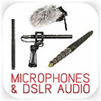 Sound gear, microphone, DSLR audio equipment hire - RENTaCAM Sydney